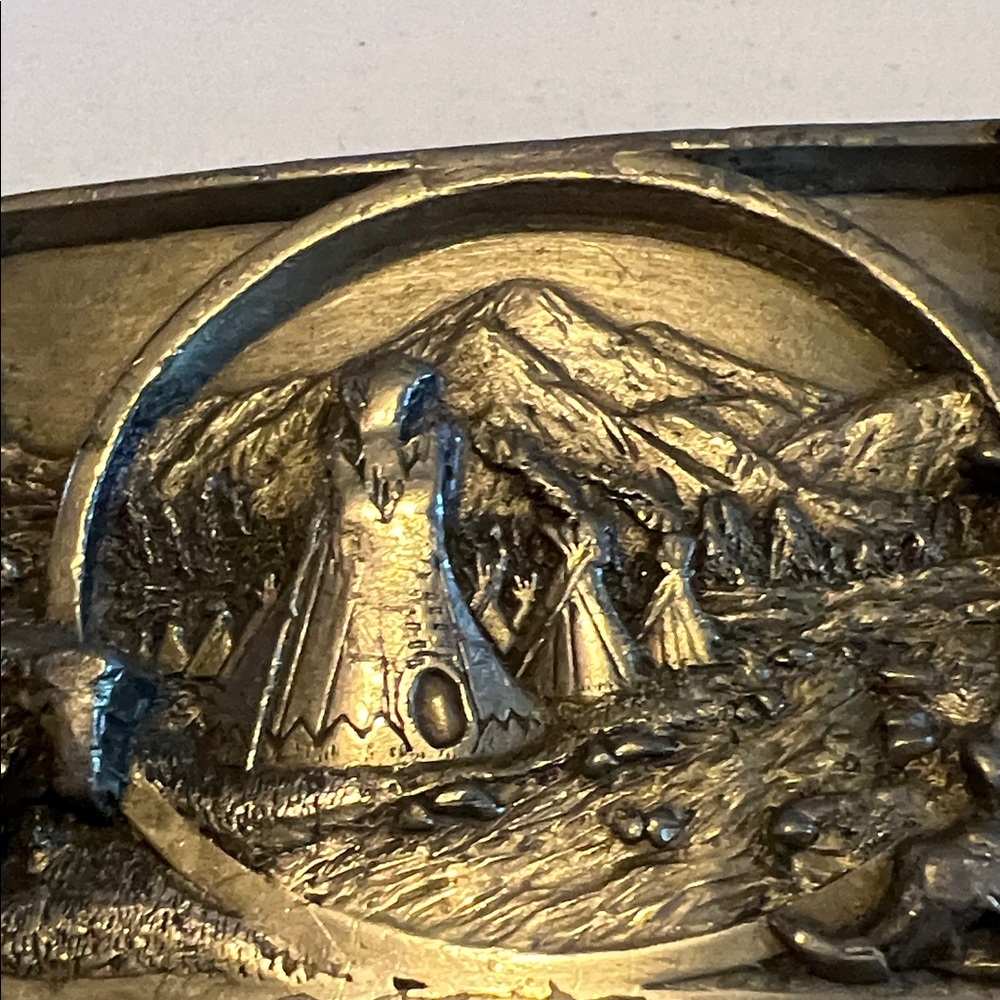 Siskiyou Silver Scenic Western Belt Buckle - Picture 4 of 8